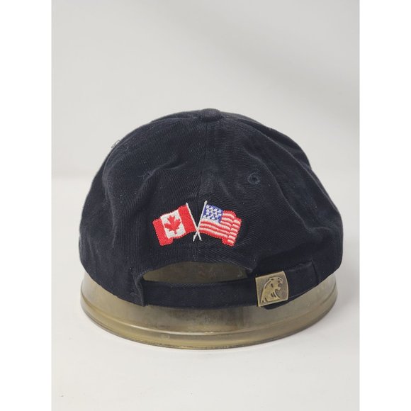 Directional Plus Baseball Cap Black With Canadian/US‎ Flags Adjustable - Picture 3 of 8